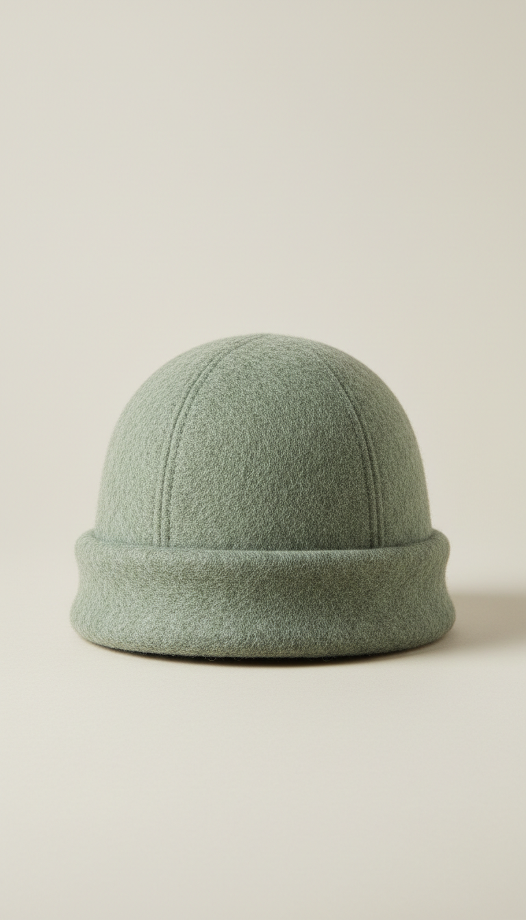 Wool Sauna Hat in Frosted Sage