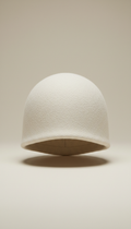 Wool Sauna Hat in Birch White