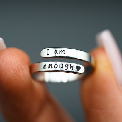 Enough™ — The I Am Enough Ring.