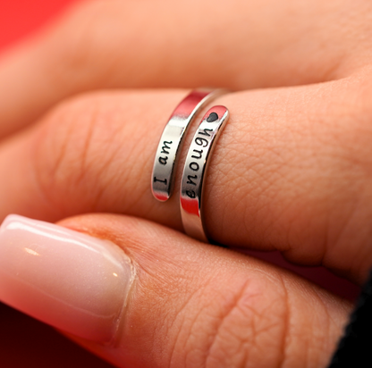 Enough™ — The I Am Enough Ring.