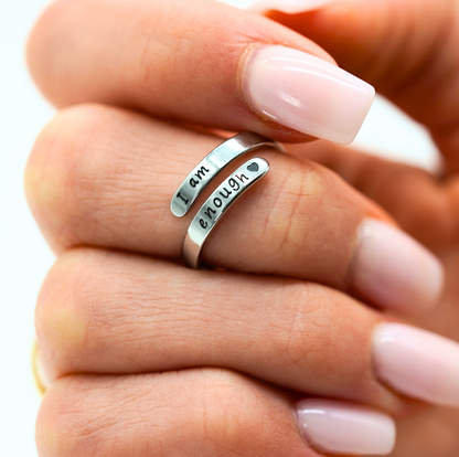 Enough™ — The I Am Enough Ring.