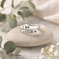 Enough — The I Am Enough Ring.