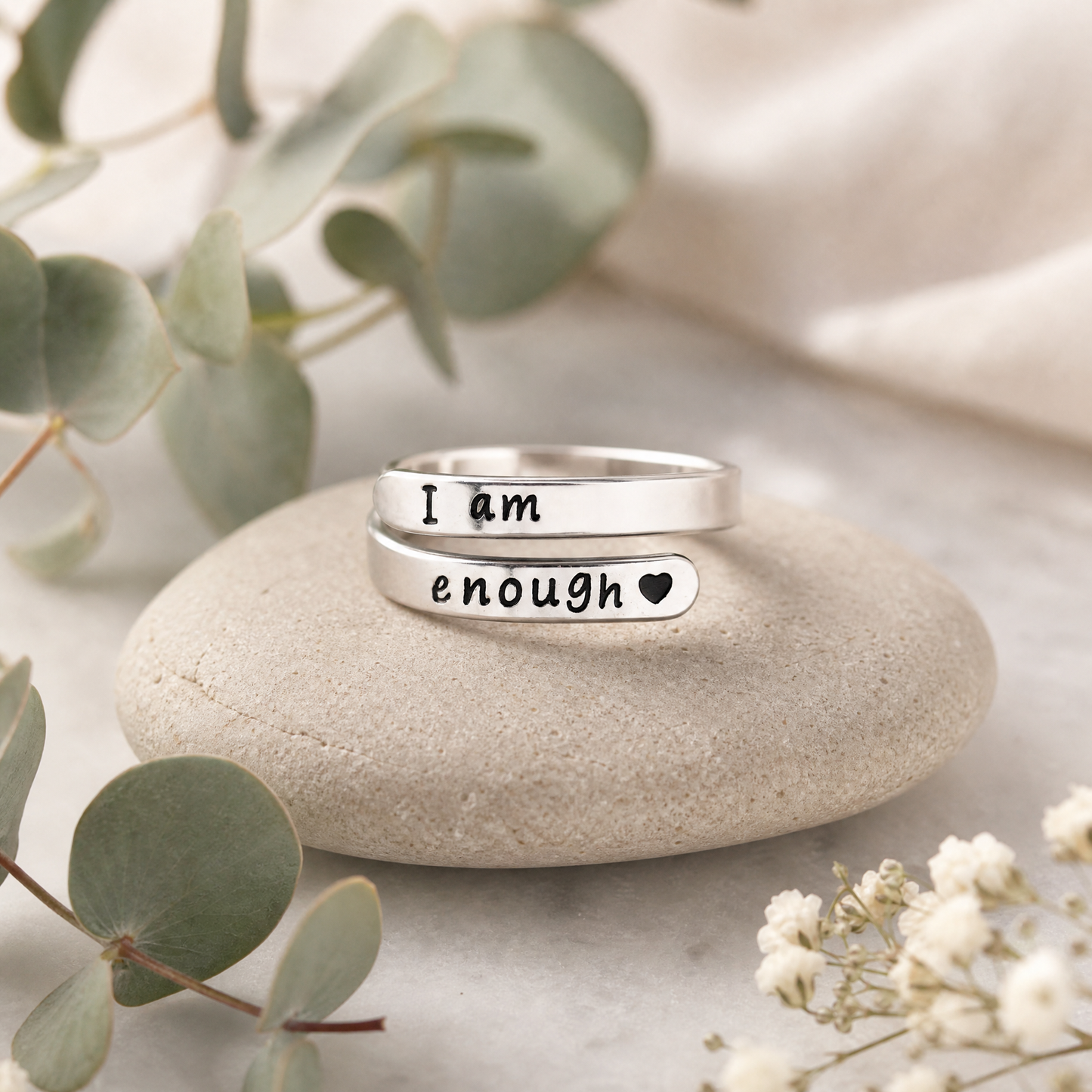 Enough — The I Am Enough Ring.